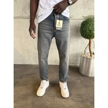 KağanKY Lacivert Yıkamalı Boyfriend Jean