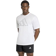 Adidas We Fr Bl T Erkek Antrenman Tişörtü KE0421 Beyaz