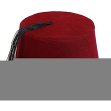 Platin Store Pilatin Bordo Renk Osmanlı Fesi Yöresel Folklor Fesi Şapkası 7 No 8-10 Yaş Zeyd