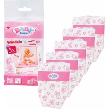 AlaNova Alano 826508 5li Bebek Bezi (Oyuncak Bebek Için) VA74