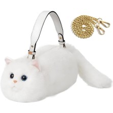 AlaNova Alano B&d Kedi El Çantası Beyaz VA74
