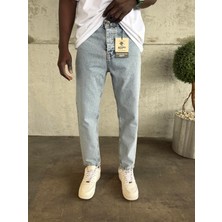 KağanKY Buz Mavi Boyfriend Jean