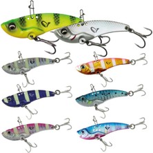 Özbience 3D Vib Blade 4,5cm 8,5g Vibrasyon Lrf Suni Yem Metal Glow Zebra