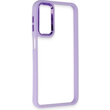 Platin Store Pilatin  Samsung Galaxy A14 4g Kılıf Dora Kapak - Lila Zeyd