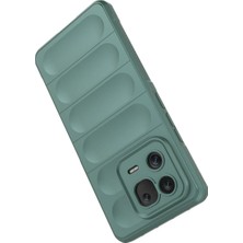 Platin Store Pilatin  Xiaomi Mi 13 Pro Kılıf Optimum Silikon - Koyu Yeşil Zeyd