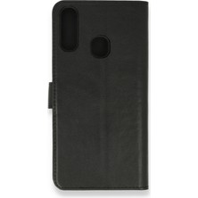 Platin Store Pilatin  Samsung Galaxy A20S Kılıf Trend S Plus Kapaklı Kılıf - Siyah Zeyd