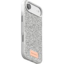 Platin Store Pilatin  Apple iPhone 17 Air Bright Simli Kapak - Beyaz Zeyd