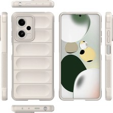 Platin Store Pilatin  Xiaomi Poco X5 5g Kılıf Optimum Silikon - Krem Zeyd