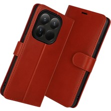 Platin Store Pilatin  Xiaomi Mi 15T Trend S Plus Kapaklı Kılıf - Kırmızı Zeyd