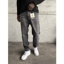 KağanKY Füme Taşlamalı Boyfriend Jean