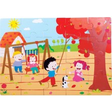 AlaNova Alano CS-1277 Sonbahar  Ahşap Yer Puzzle VA74