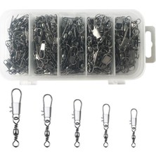 Özbience 200 Adet Paslanmaz Fırdöndü Seti, 5 Farklı Boy, Klipsli ve Kilitli