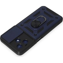 Platin Store Pilatin  Realme C53 Kılıf Pars Lens Yüzüklü Silikon - Lacivert Zeyd