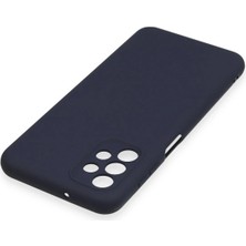 Platin Store Pilatin  Samsung Galaxy A13 4g Kılıf First Silikon - Lacivert Zeyd