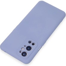 Platin Store Pilatin  One Plus 9 Pro Kılıf Nano Içi Kadife Silikon - Lila Zeyd