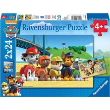 AlaNova Alano 90648 Paw Patrol 2X24 Parça Ravensburger Puzzle VA74
