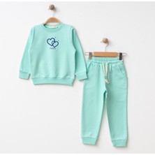 Bebolly 2li Takım Happy Baskılı Mint