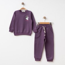 Bebolly 2li Takım You're Berry Baskılı Mor