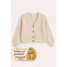 Yuga Knitting Kadın Basic Günlük Düğmeli Örgü Hırka