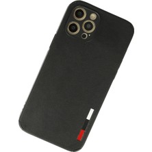 Platin Store Pilatin  iPhone 12 Pro Max Kılıf Loop Deri Silikon - Siyah Zeyd