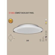 Cata 30W Zümrüt Backlıght Panel(Beyaz)