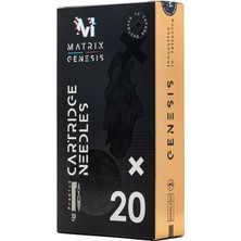 Matrix Genesis 1019 Semlt 19SEMLT Long Taper Kartuş Dövme Iğnesi 20 Adet