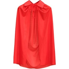 AlaNova Alano Kırmızı Renk Yakalı Pelerin Çocuk Boy 90 cm VA74