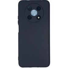 Platin Store Pilatin  Huawei Nova Y90 Kılıf Nano Içi Kadife Silikon - Lacivert Zeyd