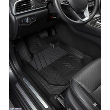 Wehhler Ford Kuga 2025 Yeni Nesil Havuzlu Oto Paspas Çok Yumuşak - Koku Yapmaz - Su Geçirmez - Kaymaz Taban - Kesilebilir -Nitril Kauçuk