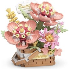 Platin Store Pilatin P1086 Çiçek Buketi 455 Parça Block Oyuncak Zeyd