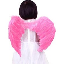 AlaNova Alano Pembe Renk Bebek Boy Küçük Melek Kanadı 40X55 cm VA74