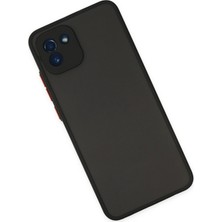 Platin Store Pilatin  Samsung Galaxy A03 Kılıf Montreal Silikon Kapak - Siyah Zeyd