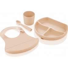 AlaNova Alano  silikon Beslenme Seti 728 Ekru VA74