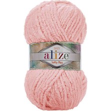 Alize Softy Plus (5 Adet) 340 Pudra Pembe Renk El Örgü Ipliği
