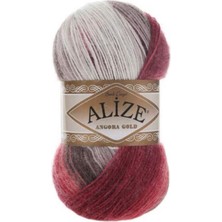 Alize Angora Gold Batik 5 Adet Kahfeli Kremli Batik Colar : 1984