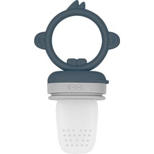 Platin Store Pilatin Silikon Püre Meyve Sebze Emziği Deep Blue / Powder Grey Zeyd