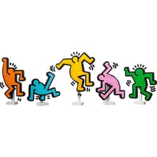 Platin Store Pilatin Art Keith Haring – Dans Eden Figürler 31216 Zeyd