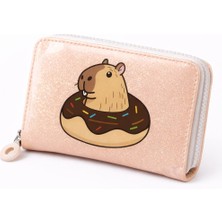 Uccello Kız Çocuk Simli Fermuarlı Cüzdan – Kartlık ve Bozuk Paralı Bölmeli