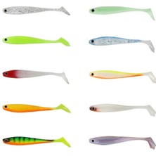 Özbience 9cm 7gr Levrek Silikonu 5'li Set, Balıkçılık Suni Yemleri