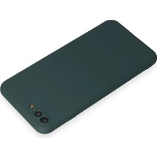 Platin Store Pilatin  iPhone 7 Plus Kılıf First Silikon - Koyu Yeşil Zeyd