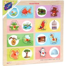 AlaNova Alano ONY-363-364 Ahşap Tutmalı Eşleştirme Hangi Hayvan Nerede Yaşar VA74