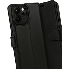 Platin Store Pilatin  Oppo Reno 14F Trend S Plus Kapaklı Kılıf - Siyah Zeyd