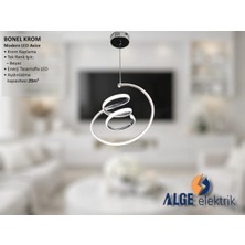 Alge Avize Bonel Krom Modern LED Avize