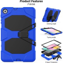 Platin Store Pilatin  Samsung Galaxy T510 Tab A 10.1 Kılıf Griffin Tablet Kapak - Mavi Zeyd