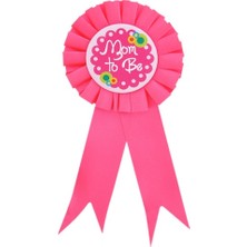 Platin Store Pilatin Mom To Be Yazılı Rozet Pembe Renk Zeyd