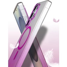 Platin Store Pilatin  Samsung Galaxy S23 Ultra Glossy Magsafe Kapak - Mor Zeyd