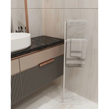 Deyido Kağıt Havluluk Kollu El Havluluğu Ev Banyo Düzenleyici Paslanmaz Devrilmez Yer Kaplamaz Şık Tasarım