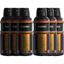 Hepta Collection Jagler Deodorant Klasik Erkek 150 ml x 6 Adet