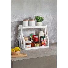 Hepta Collection Mithra Life Tezgah Üstü Organizer Düzenleyici Beyaz Renk MIT1067