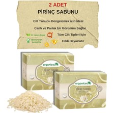 Hepta Collection Doğal Pirinç Sabunu 140 gr x 2 Adet Tüm Cilt Tipleri Için Beyazlatıcı Etkili